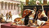 Alexandre Cabanel Canvas Paintings - Cleopatra Testing Poisons on Condemned Prisoners